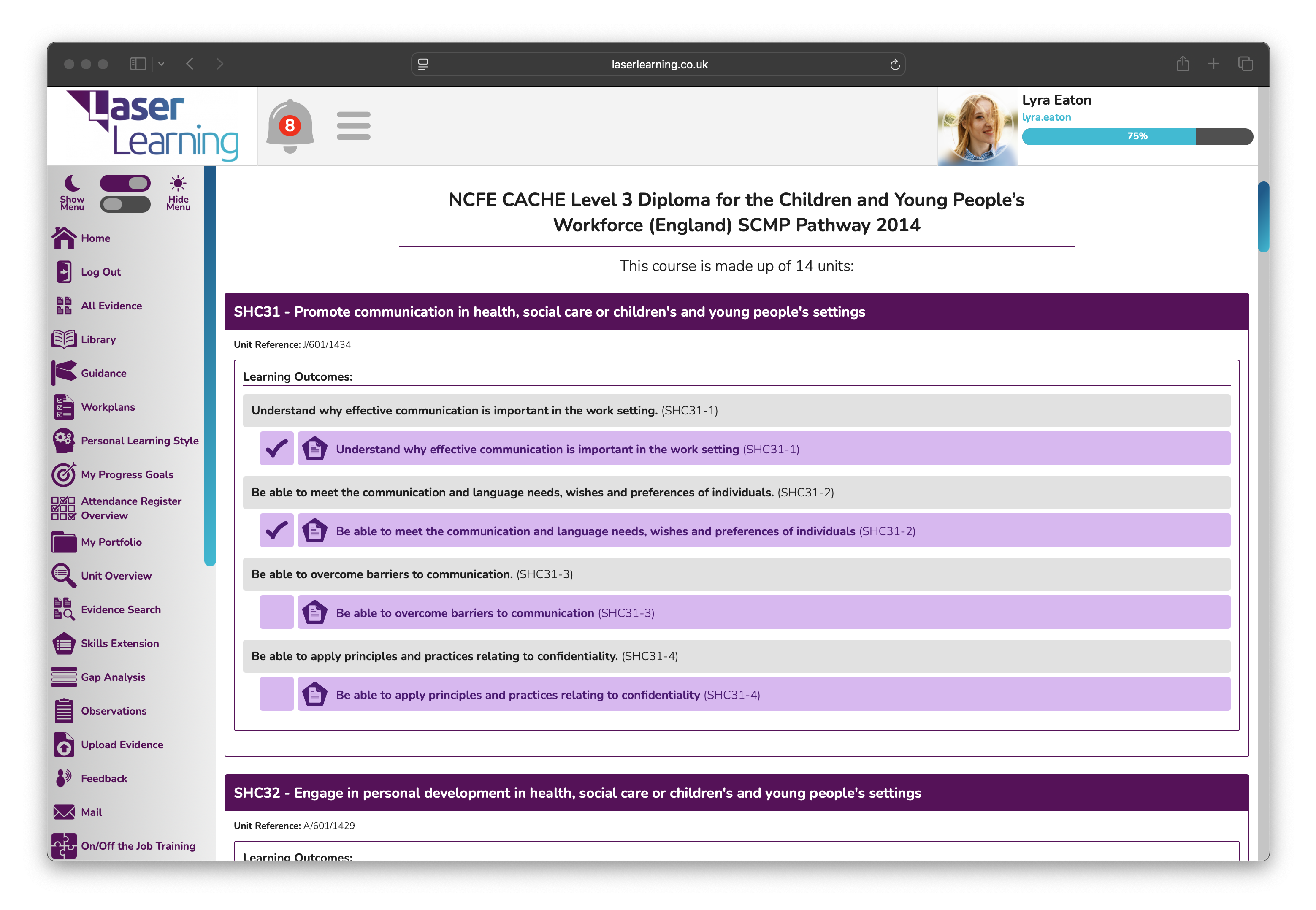 Laser Lessons Screenshot